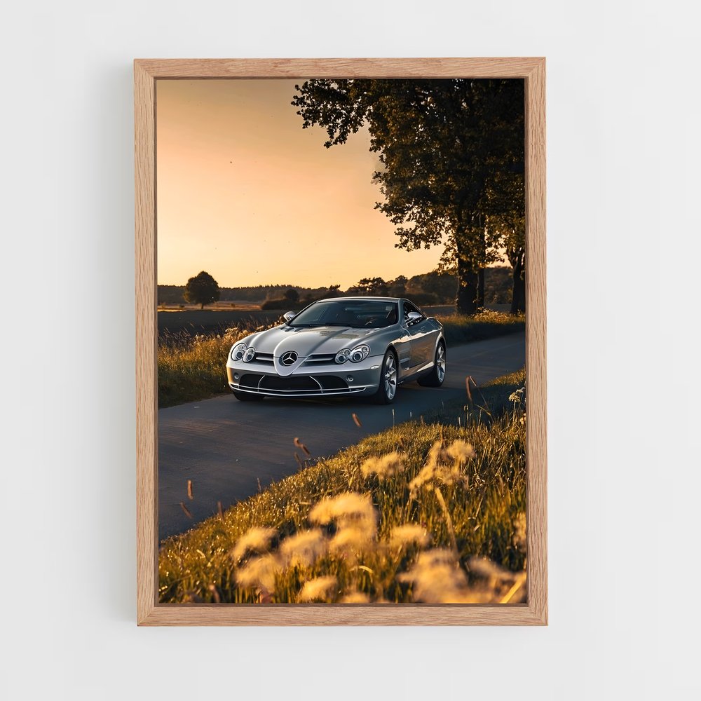 Poster magnifique Slr mclaren – affiche Mercedes (vue 4)